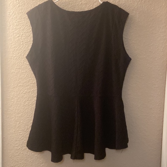 Black Peplum Top from Wetseal, Size XL - Picture 2 of 2